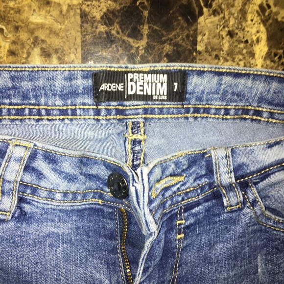 Ardene Denim Skinny jeans with zippers at bottom - Picture 3 of 8